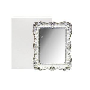 IS 태극 화이트 진주장식 탁상거울액자 소