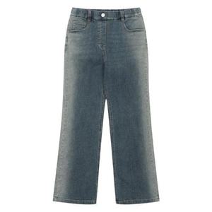 에꼴리에 세이브존03 밴딩 부츠컷 빈티지 워싱 블루진 24C5253-BL