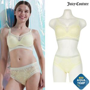 [쥬시꾸뛰르] [여름 기능성] 엑티브 데일리 브라 팬티 세트_옐로우