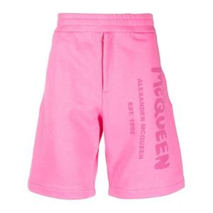 25 FW Alexander McQueen 그래피티 프린트 트랙쇼츠 688717QUZ81 TP432136385