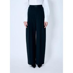 25 FW 알렉산더왕 여성 복서 허리밴드가 있는 플리츠 팬츠  awg0259006blk