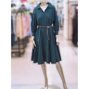 미니멈 세이브존03 미니멈 벨티드 카라 원피스 AGMWCAWO7130A