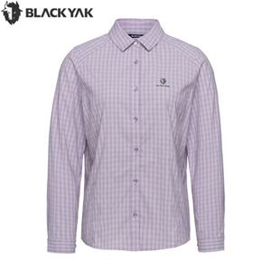 블랙야크 여성 가을 아웃도어 등산 긴팔 티셔츠 베이직 체크 셔츠2 1BYYSFU501LI