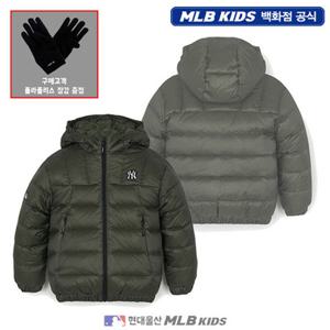 [MLB키즈US] (7ADJB0256-50KAD) [플리스장갑증정] 아웃도어 에어쉘 립스탑 경량 덕다운 아동패딩 키즈패딩