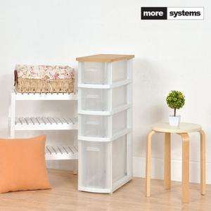 모아시스템즈 우드 로망스 4단 서랍장/주방수납장