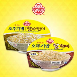 [오뚜기]오뚜기밥 발아현미  6개 + 오뚜기밥 찰현미 x 6개