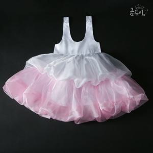 [금동이한복]2단캉캉 속치마 아동 여아 한복 소품