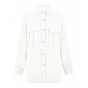 [PAROSH] 라프리마 여성 셔츠 Ninja 코튼 포켓 D380629NINJA001 화이트 /8