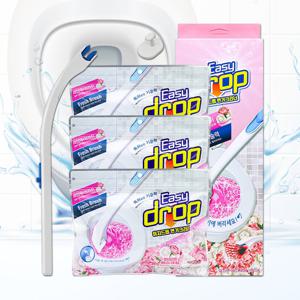 이지드롭 변기크리너 화이트머스크향 핸들1입+리필36입