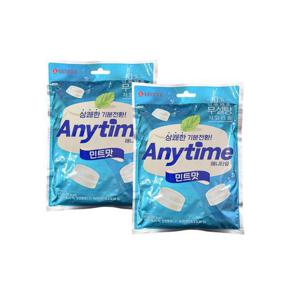 롯데제과 애니타임 밀크 캔디 92g x 2개/자일리톨캔디