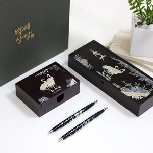 [박씨상방] N 나전칠기 자개명함+필함+선물케이스(신형특자동)