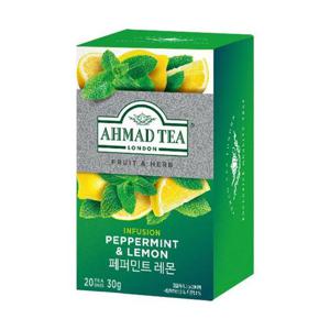 아마드티 페퍼민트레몬 허브티 티백 20개입