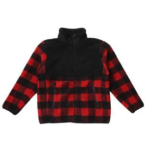 [뱅뱅]남녀공용 뽀글이 체크 양털 점퍼 NUI504