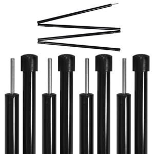 [벅703]BUCK703 타프폴대 블랙 22파이 2400 4개 SET 타프 텐트