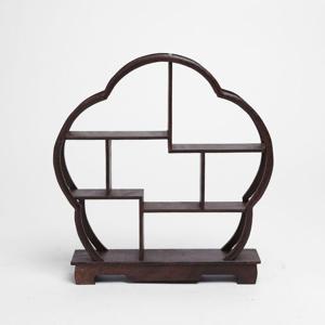 미니장식장 (아트피플-F04)매화 찻잔 다관 장식장 원목 미니선반