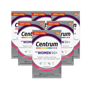 센트룸 종합비타민 여성용(50세이상) 60정 X6