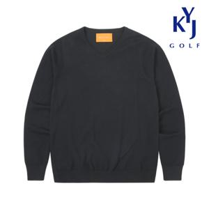 [김영주 골프]김영주골프 베이직 브이넥 풀오버 니트 K341KT101