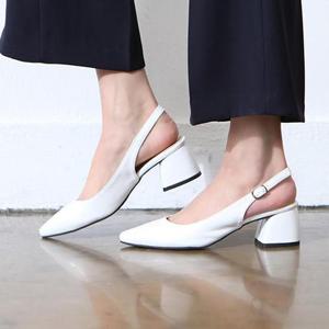 [잇백잇슈] 심플슬링백미들펌프스 출근 단정 국내제작