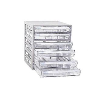 703수납함 6칸 투명 다용도서랍장 플라스틱