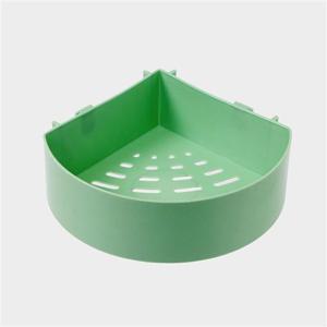 파스텔 그린 욕실 코너선반 접착식