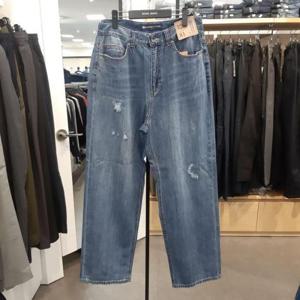 뱅뱅칠곡 HC09 남성 레귤러와이드 찢청청바지 NQK164