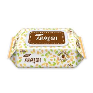 새싹이 물티슈 100매(캡형)