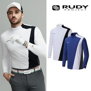 [루디 프로젝트]루디프로젝트 배색블럭 터틀넥티셔츠-7612-101-6