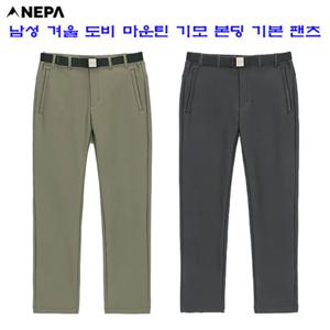 [네파][바지 팬츠](7K71609)_남성 겨울 도비 마운틴 기모 본딩 기본팬츠