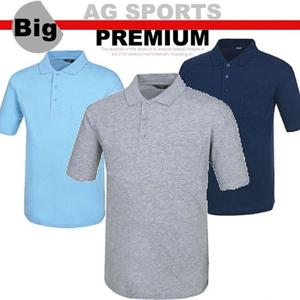 빅사이즈 카라티30수 콤마 반팔티 MT121_123