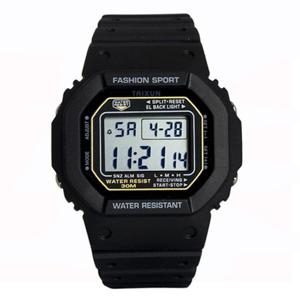 패션 스포츠 디지털 전자 손목 군인 학생 시계