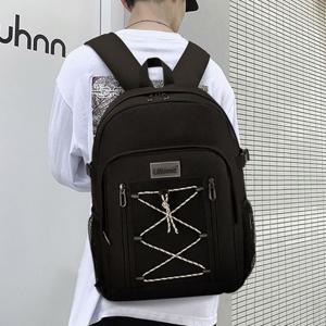 끈포인트 큰백팩 캐주얼 데일리가방 대용량 여행 백팩