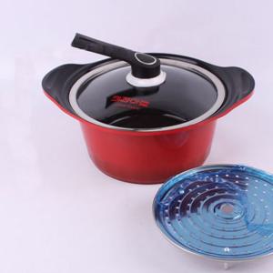 키친아트 통주물 양수냄비S24cm