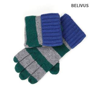 남자장갑 겨울 니트 울혼방 방한장갑 BKJ021