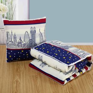 시티 라이트 쿠션담요/휴대용 차량용 무릎담요 등받이