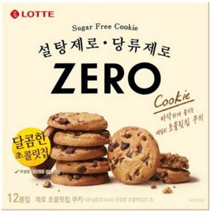 롯데 제로 초콜릿칩 쿠키 (168g)