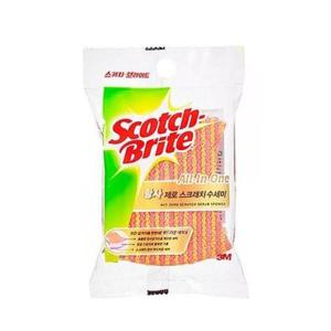 제로 스크래치 스카치브라이트 올인원 망사 수세미
