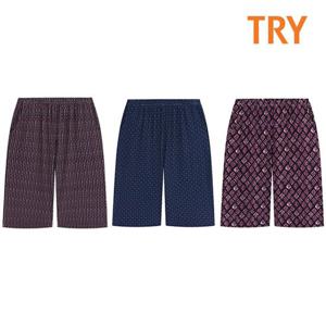 TRY 여성 불가리 7부파자마 잠옷반바지 하의(3종택1)