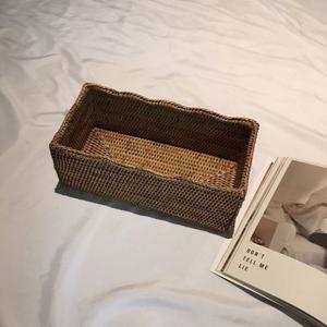 라탄 바구니 라탄 플라워 멀티바스켓 (Brown)