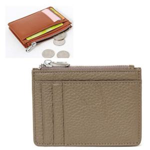 동전 지폐 케이스 카드 지갑 미니 지퍼 수납 그레이