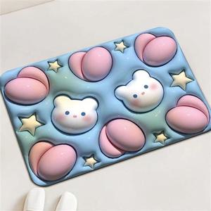 매트 주방 욕실 3D 입체 규조토 발매트