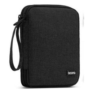 스퀘어 스트랩 디지털 액세서리 파우치 블랙