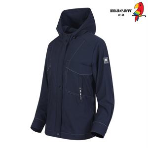 [마코] (여성)스티치 라인 후드 넥 점퍼_MMW1JP04