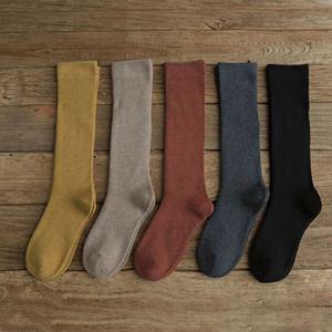 가을 겨울 슬림 보온성 여성 따뜻한 긴 양말 니삭스