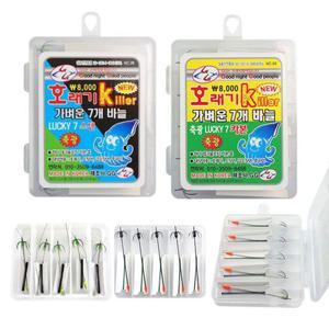 씨타임 GG 호래기 가벼운7개바늘 바다 낚시 대바늘