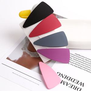 삼각 무광 똑딱핀 헤어 앞머리핀