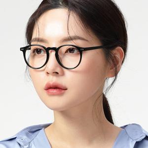 [룩플러스]어나더루트 안경테 STERLING C1 뿔테 동글이 안경