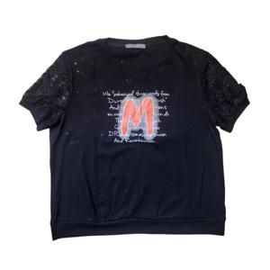 [르니앤맥코이(여성)]퍼짐 반짝이 티셔츠(MM09TS502FJY)