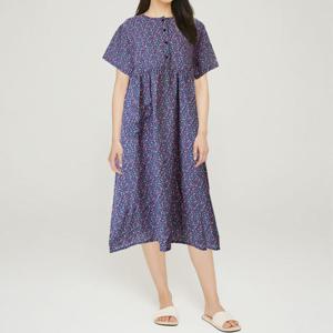 [보슈아]1181 여성 파자마 인견원피스 잠옷 여름 홈웨어 국내산