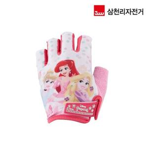 장갑 삼천리 프린세스 반장갑 어린이 자전거 킥보드 자전거장갑