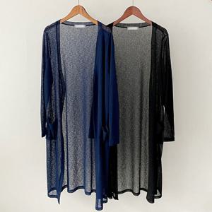 나야홍 / 빅사이즈오픈가디건 P313L507 썸머데일리시스루가디건